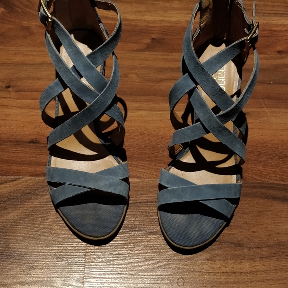 Franco Sarta Strappy Heels - Picture 2 of 3